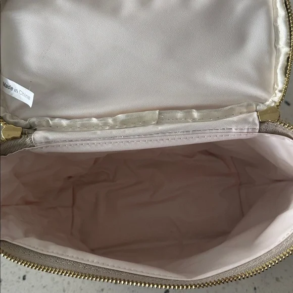 Kate Spade Out To Lunch Tote Bag Polka Dots Beige Black Insulated Picnic Cooler - Picture 10 of 12